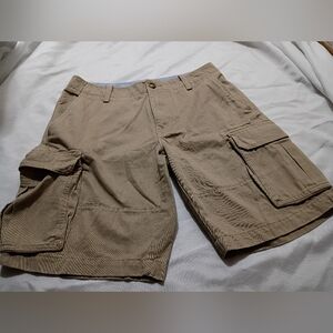Tommy Hilfiger Men's Tan Cargo Shorts Exellent Condition Clean Size 29